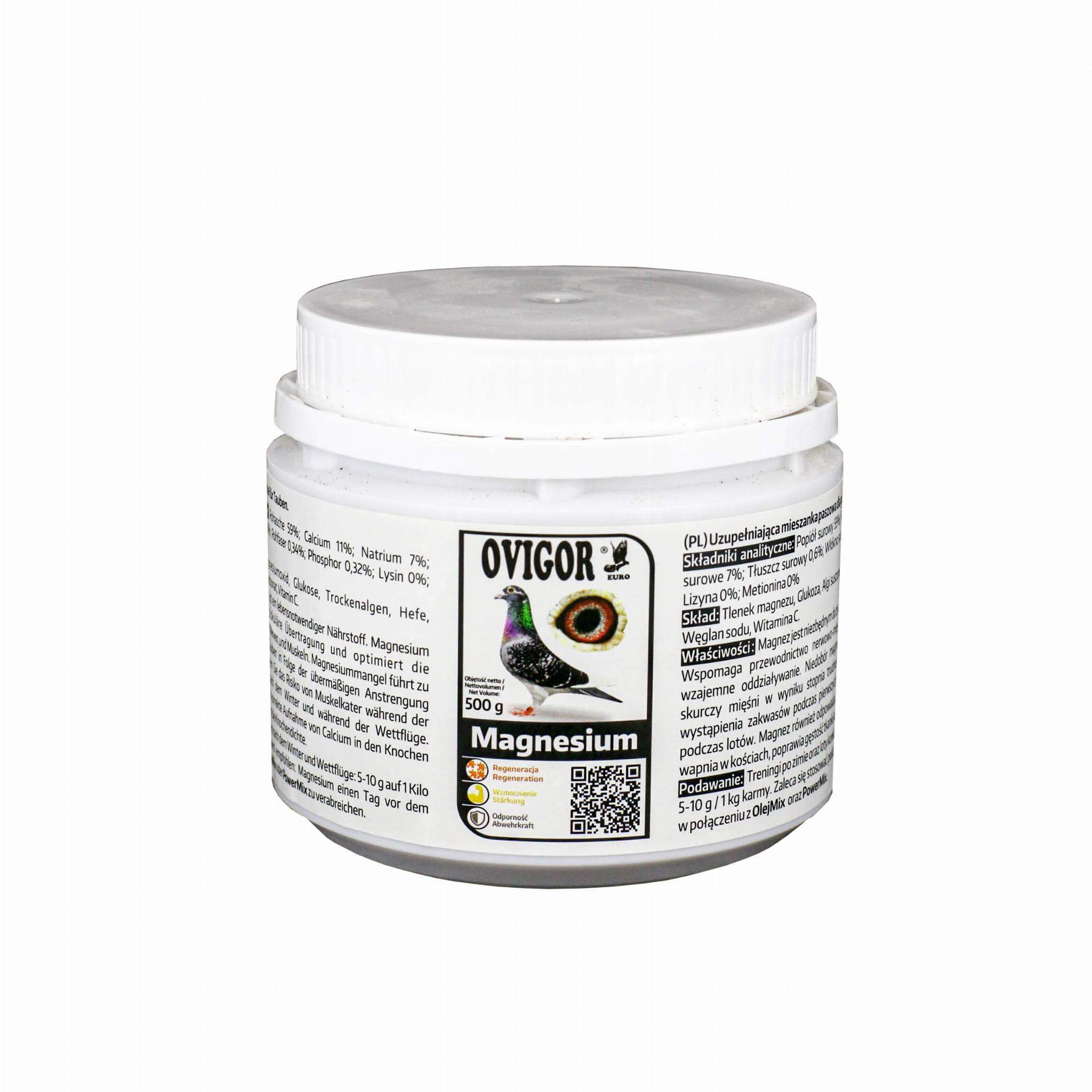 Magnesium 500g - zapobiega skurczom i zakwaszeniu mięśni OVIGOR