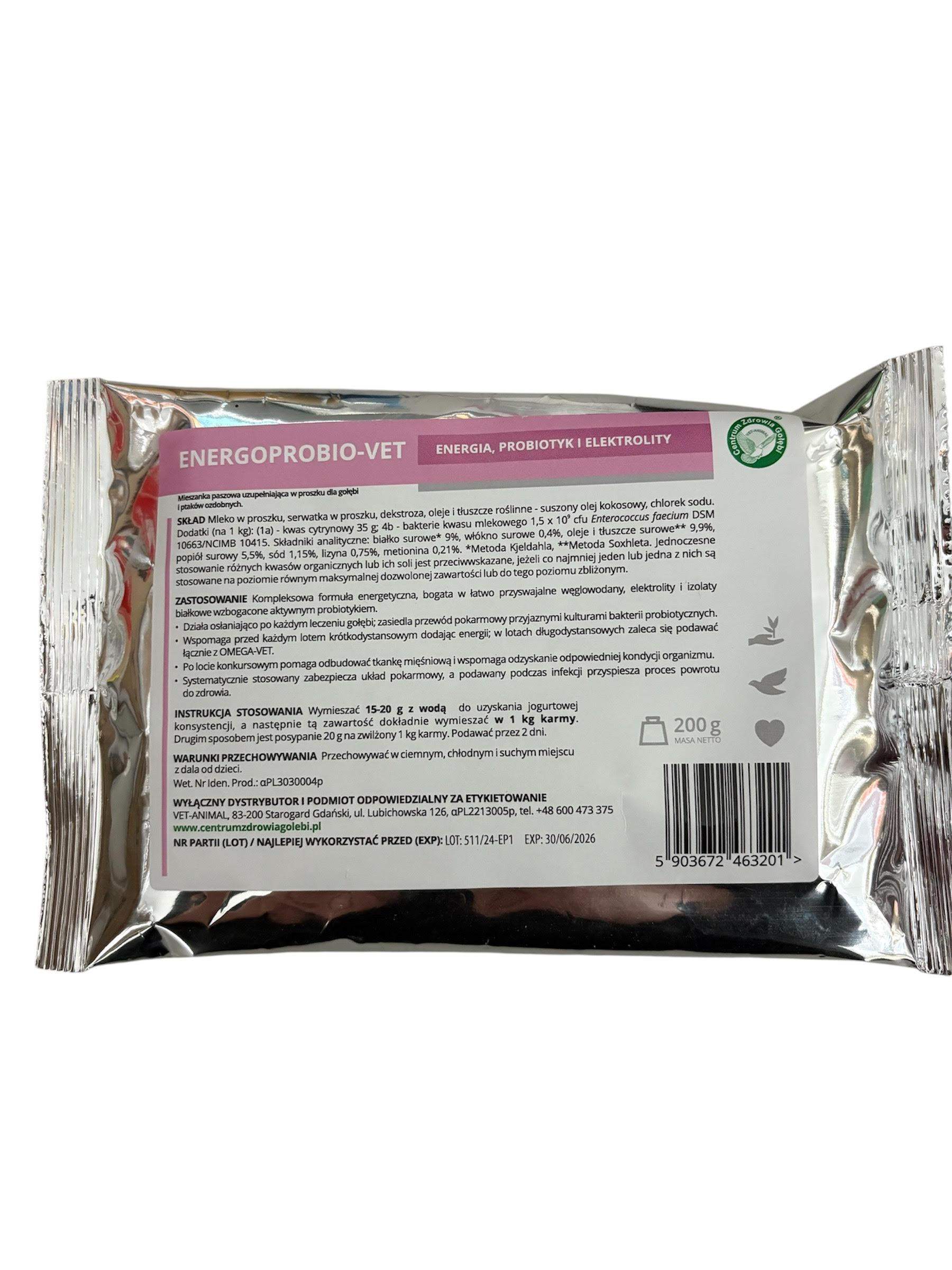 ENERGOPROBIO-VET 200 g Vet-Animal